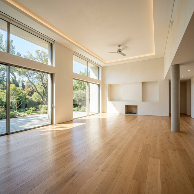 Clean, cleared living space